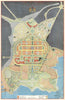 Plymouth retrofuturistic redevelopment plan—Abercrombie & Watson 1944 old map