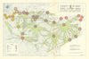 Kent shopping constellations—retail catchment hub towns/villages map—Adams 1948