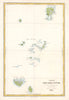 'Carte des Iles Tonga'. Tonga archipelago. Dumont D'URVILLE 1834 old map