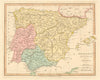 'Hispania Antiqua antea Iberia'. WILKINSON. Ancient Spain Lusitania 1815 map
