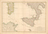 'L'Italie divisée en ses differents etats… meridionale'. RIZZI ZANNONI c1780 map