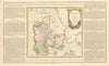 'Le Danemark divisé par Provinces et Diocèses…' BRION DE LA TOUR/DESNOS 1766 map