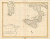 Ancient/Roman Southern Italy, Sicily & Sardinia. MENTELLE/CHANLAIRE c1798 map