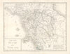 'Grand Duché de Toscane' by Mentelle/Chanlaire. Grand Duchy of Tuscany c1798 map