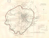 NORWICH town/borough/city plan. REFORM ACT. Catton. Norfolk. DAWSON 1832 map