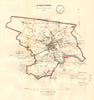 HEREFORD borough/town/city plan. REFORM ACT. Herefordshire. DAWSON 1832 map