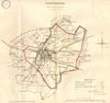 CANTERBURY town/borough plan. REFORM ACT. Sturry Fordwich. Kent. DAWSON 1832 map