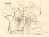CHESTER borough/town/city plan. REFORM ACT. Cheshire. DAWSON 1832 old map