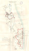 SANDWICH & DEAL town/borough plan for the REFORM ACT. Kent. DAWSON 1832 map