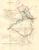 ROCHESTER town/borough plan. REFORM ACT. Strood Chatham. Kent. DAWSON 1832 map