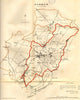 OLDHAM town/borough plan. REFORM ACT. Royton Shaw. Lancashire. DAWSON 1832 map