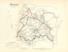 MONMOUTH borough/town plan. REFORM ACT. Monmouthshire. DAWSON 1832 old map
