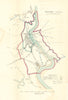 NEWPORT on Usk town/borough plan for the REFORM ACT. Wales. DAWSON 1832 map