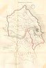 BERWICK UPON TWEED town/borough plan BOUNDARY REVIEW. Northumbs. DAWSON 1832 map
