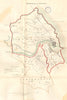 BERWICK UPON TWEED town/borough plan BOUNDARY REVIEW. Northumbs. DAWSON 1832 map