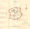 FROME town/borough plan for the REFORM ACT. Somerset. DAWSON 1832 old map