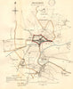 ABINGDON borough/town plan. REFORM ACT. Drayton Oxfordshire. DAWSON 1832 map