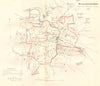 WALLINGFORD borough plan. REFORM ACT. Dorchester-on-Thames Oxon. DAWSON 1832 map
