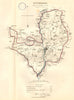 TIVERTON borough/town plan. REFORM ACT. Devon. DAWSON 1832 old antique map