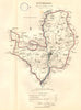TIVERTON borough/town plan. REFORM ACT. Devon. DAWSON 1832 old antique map