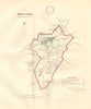 HONITON borough/town plan. REFORM ACT. Devon. DAWSON 1832 old antique map