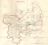 TAVISTOCK borough/town plan. REFORM ACT. Lamerton Devon. DAWSON 1832 old map