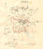 TOTNES borough/town plan. REFORM ACT. River Dart, Devon. DAWSON 1832 old map