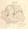 SHAFTESBURY town/borough plan. REFORM ACT. Hartgrove. Dorset. DAWSON 1832 map