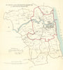 SUNDERLAND BISHOP/MONKWEARMOUTH town/borough plan. REFORM ACT. DAWSON 1832 map