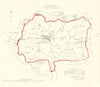REIGATE borough/town plan. REFORM ACT. Surrey. DAWSON 1832 old antique map