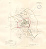 LEWES borough/town plan. REFORM ACT. Sussex. DAWSON 1832 old antique map chart