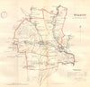 WILTON town/borough plan. REFORM ACT. Salisbury. Wiltshire. DAWSON 1832 map