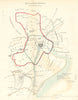 RYE with WINCHELSEA borough/town plan. REFORM ACT. Sussex. DAWSON 1832 old map