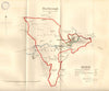 MARLBOROUGH town/borough plan. REFORM ACT. Lockeridge Wiltshire. DAWSON 1832 map
