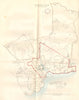 LYMINGTON town/borough plan. REFORM ACT. Baddesley. Hampshire. DAWSON 1832 map