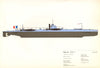 Narval (1898-9). French submarine. Hugh Evelyn 1970 old vintage print picture