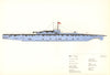 M1 (1918). British submarine. Hugh Evelyn 1970 old vintage print picture