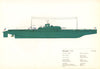 Surcouf (1929). French submarine. Hugh Evelyn 1970 old vintage print picture