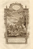 Kamchadals greasing & drying fish. Kamchatka Russia. MIDDLETON 1779 old print