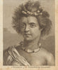 A woman of the Sandwich Islands. Hawaii. BANKES 1789 old antique print picture