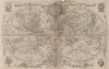 The World including the late discoveries by Captn Cook… by Thomas BOWEN 1789 map