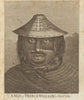 A man of Prince William's Sound, Alaska. BANKES 1789 old antique print picture
