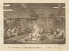 The inside of a habitation, Nootka Sound. Vancouver Island. Canada. BANKES 1789