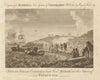 Lord Byron meeting Patagonian natives. Puerto Deseado. Argentina. BANKES 1789