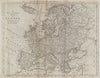 A new & accurate map of Europe drawn from the best authorities. BOWEN 1789