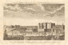 The Bastille & Porte Saint-Antoine, Paris. BANKES 1789 old antique print