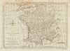 A new and accurate map of France, from the latest improvements. BOWEN 1789