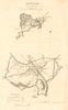 BEWDLEY borough/town plan. BOUNDARY REVIEW. Worcestershire. DAWSON 1837 map