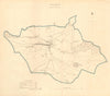 BODMIN borough/town plan. BOUNDARY REVIEW. Cornwall. DAWSON 1837 old map