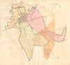 DONCASTER borough/town plan. BOUNDARY REVIEW. Yorkshire. DAWSON 1837 old map